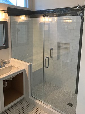 Frameless shower — Myrtle Beach